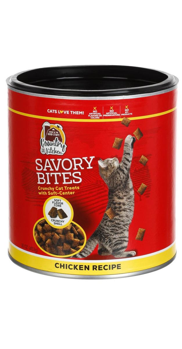 16 Oz. Crunchy Cat Treats W/ SoftCenter Burkes Outlet