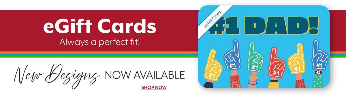 New Gift Card Designs available now!
