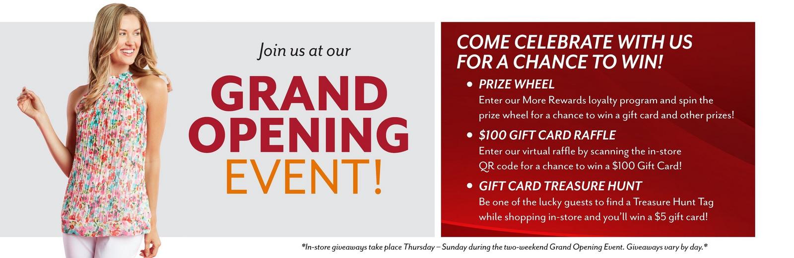 Grand Opening Celebrations at Burkes Outlet!
